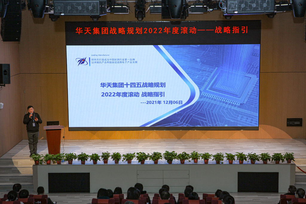 今年会官方网站微电召开华天集团战略规划2022年度滚动-战略指引宣贯大会
